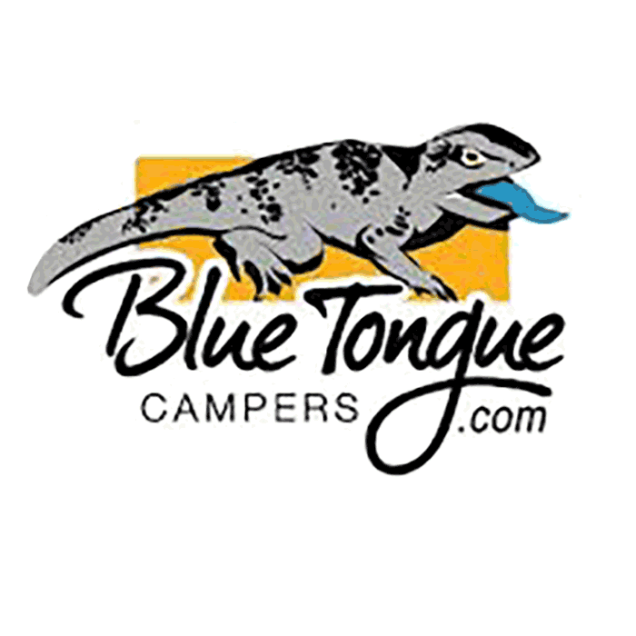 Salt Lake Off-Road & Outdoor Expo vendor Blue Tongue Campers logo