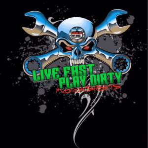 Salt Lake Off-Road & Outdoor Expo Vendor Logo Live Fast Play Dirty Motorsports